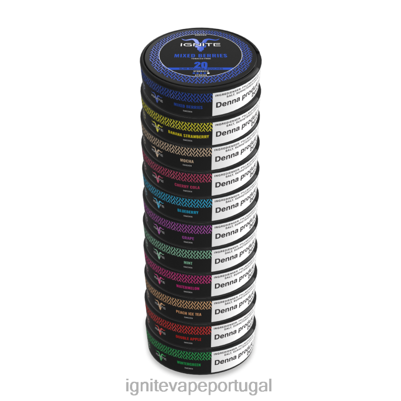 IGNITE bolsas de nicotina mirtilo 04RDB165 | Ignite Vape Valor