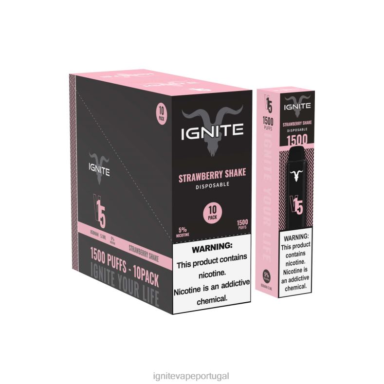 IGNITE V15 caneta vape pacote com 10 respingo de frutas 04RDB100 | Vape Ignite PreÃ§o