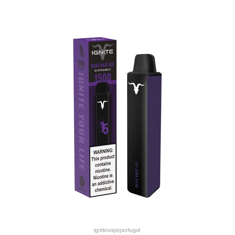IGNITE V15 caneta vaporizadora melancia, maçã, morango 04RDB115 | Ignite Vape Valor