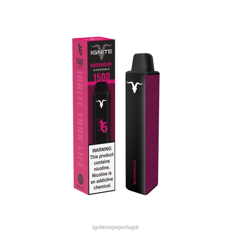 IGNITE V15 caneta vaporizadora sorvete de goiaba e morango 04RDB116 | Ignite Pod Sabores