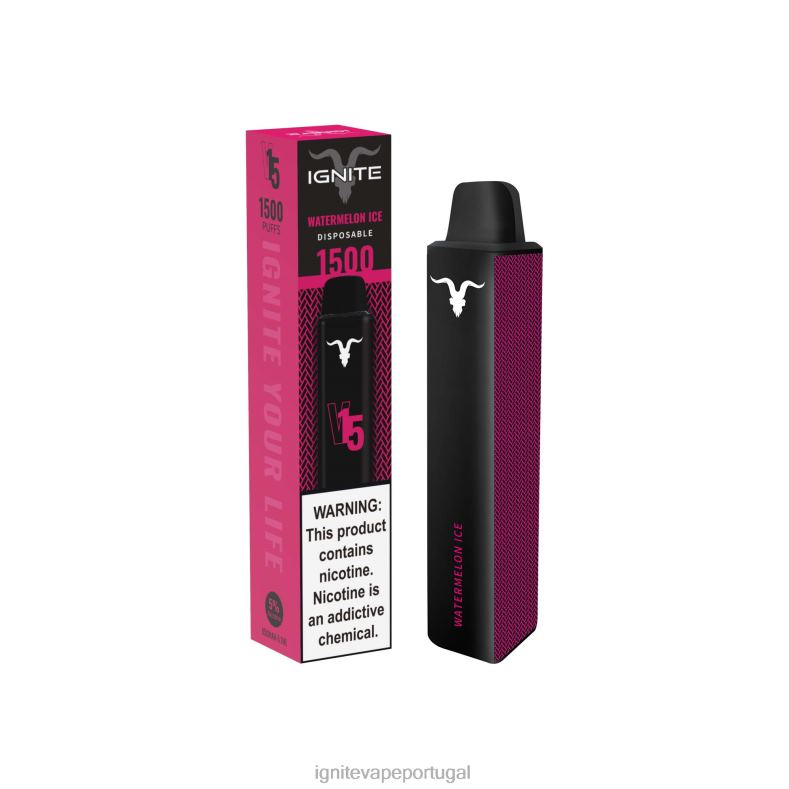 IGNITE V15 caneta vaporizadora sorvete de goiaba e morango 04RDB116 | Ignite Pod Sabores