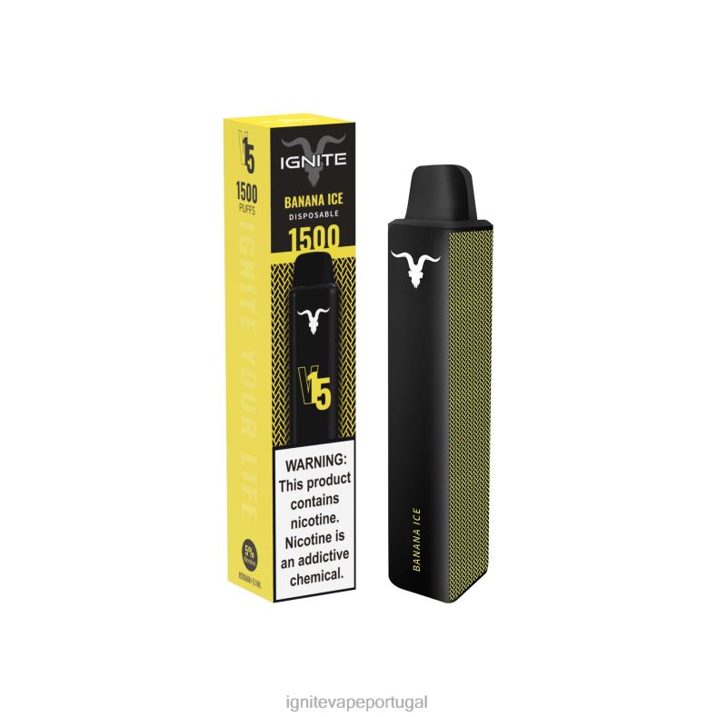 IGNITE V15 caneta vaporizadora sorvete de goiaba e morango 04RDB116 | Ignite Pod Sabores