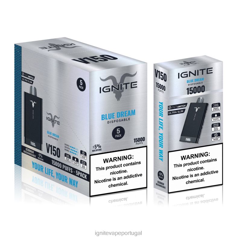 IGNITE V150 caneta vape pacote com 5 banana cereja 04RDB83 | Ignite Pod Portugal
