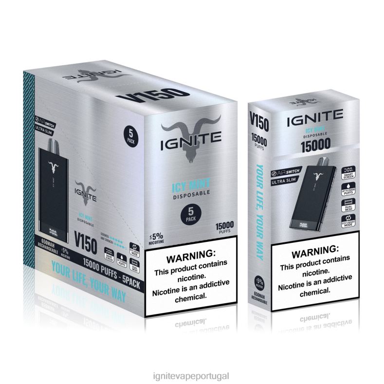 IGNITE V150 caneta vape pacote com 5 banana cereja 04RDB83 | Ignite Pod Portugal