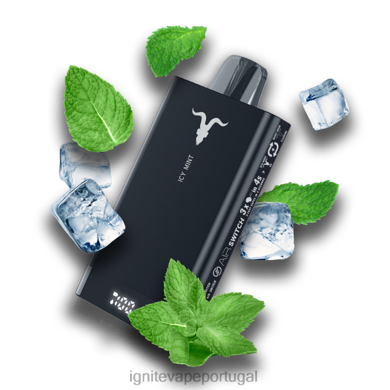 IGNITE V150 caneta vaporizadora hortelã gelada 04RDB71 | Ignite Vape Portugal