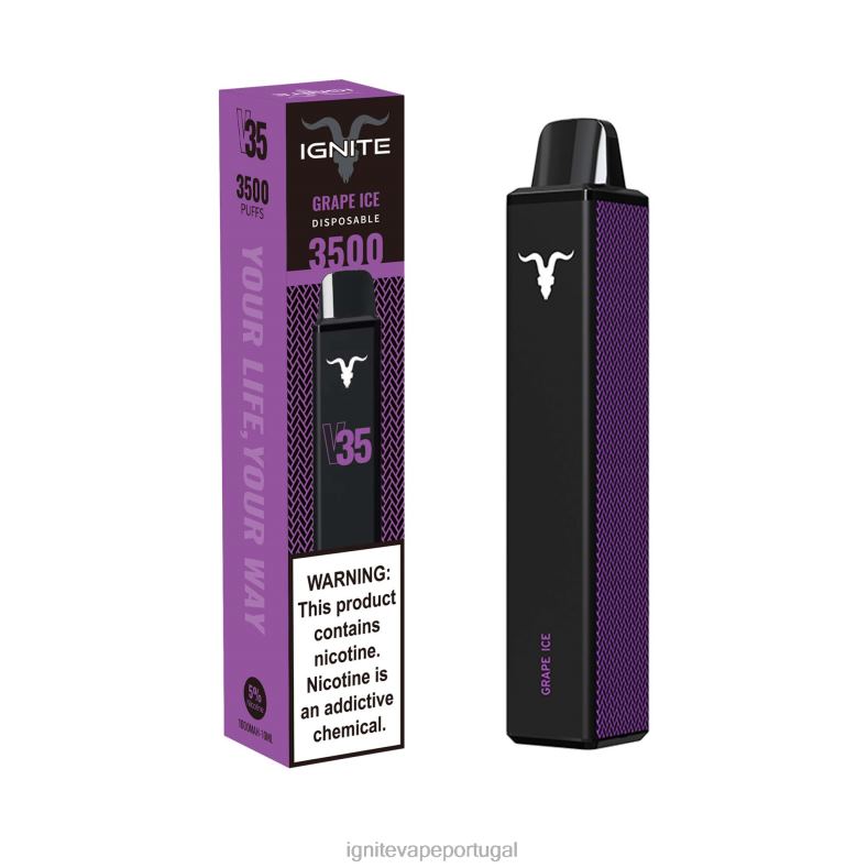 IGNITE V35 caneta vaporizadora gelo de mirtilo 04RDB130 | Vape Ignite PreÃ§o