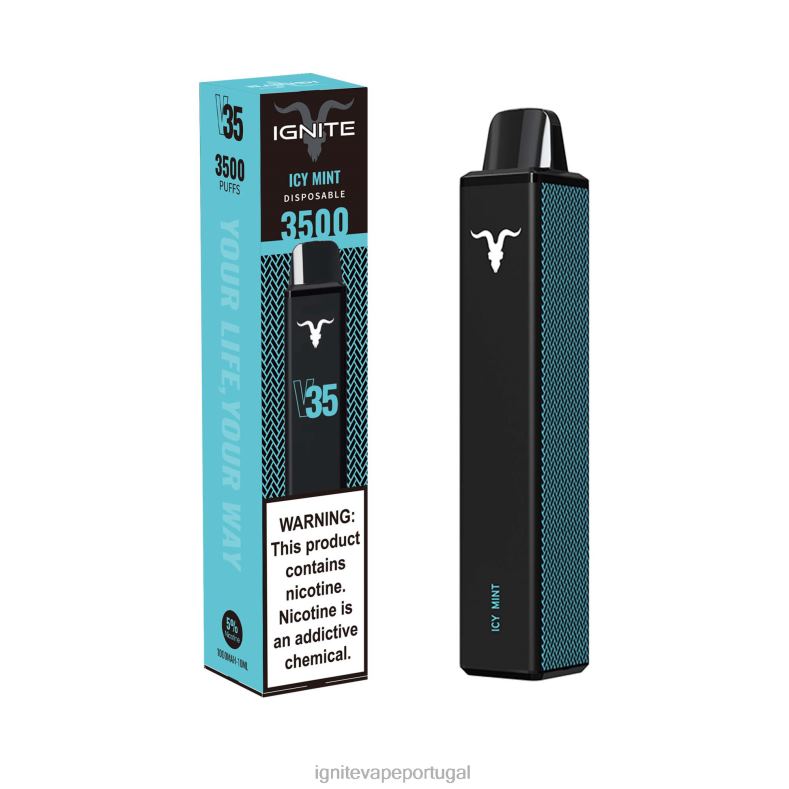 IGNITE V35 caneta vaporizadora gelo de mirtilo 04RDB130 | Vape Ignite PreÃ§o