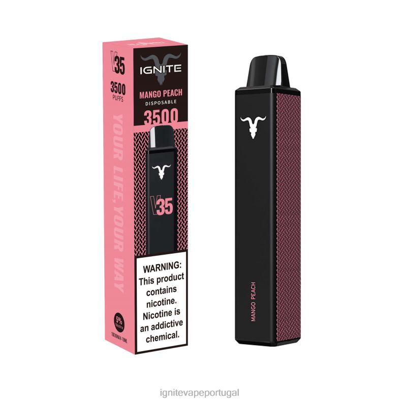 IGNITE V35 caneta vaporizadora manga pêssego 04RDB135 | Ignite Vape Valor