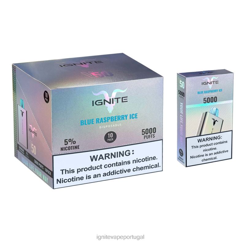 IGNITE V50 caneta vape pacote com 10 chiclete de melancia 04RDB150 | Vape Ignite PreÃ§o