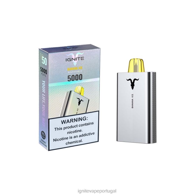 IGNITE V50 caneta vaporizadora manga morango 04RDB160 | Vape Ignite PreÃ§o