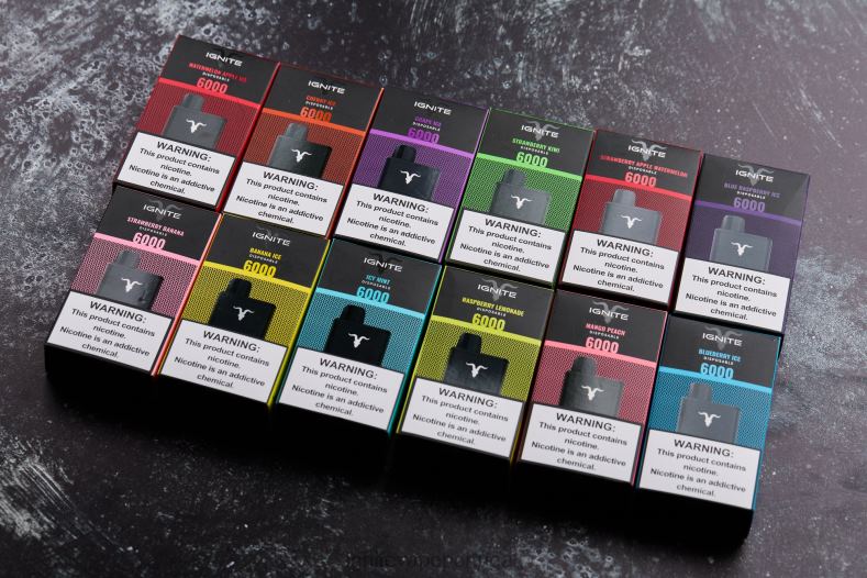 IGNITE V60 caneta vape pacote com 10 gelo de cereja 04RDB17 | Pod DescartÃ¡vel Ignite