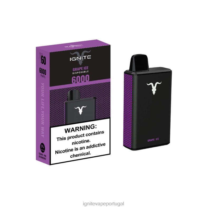 IGNITE V60 caneta vaporizadora kiwi morango 04RDB37 | Pod DescartÃ¡vel Ignite
