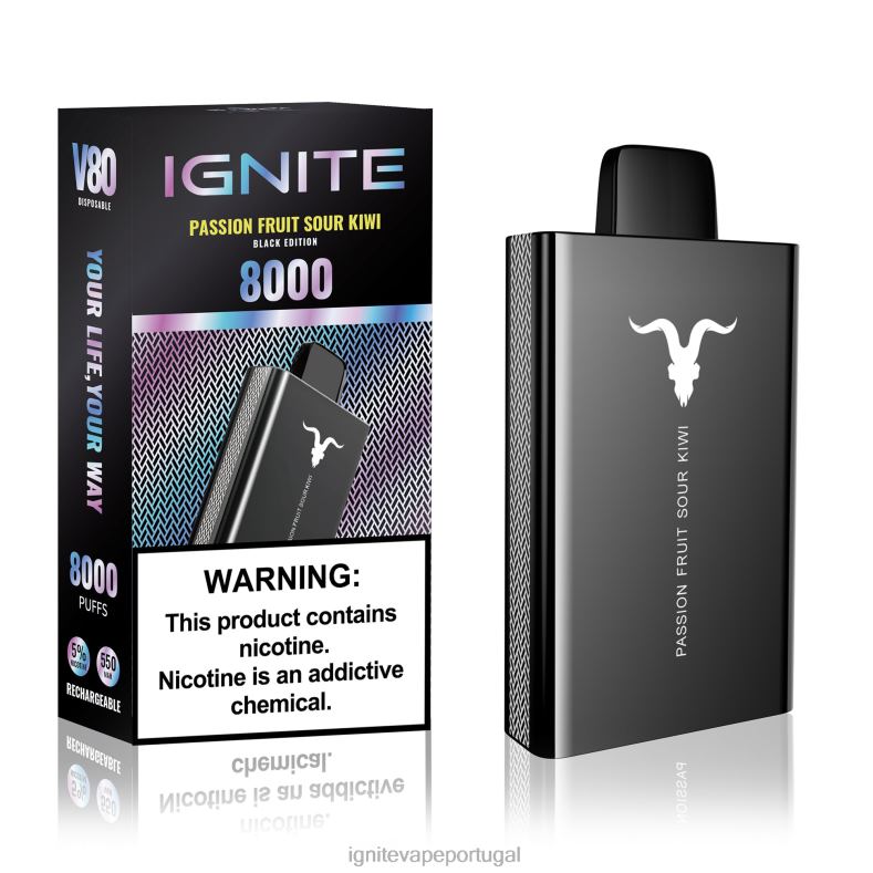 IGNITE V80 caneta vaporizadora hortelã gelada 04RDB47 | Pod DescartÃ¡vel Ignite