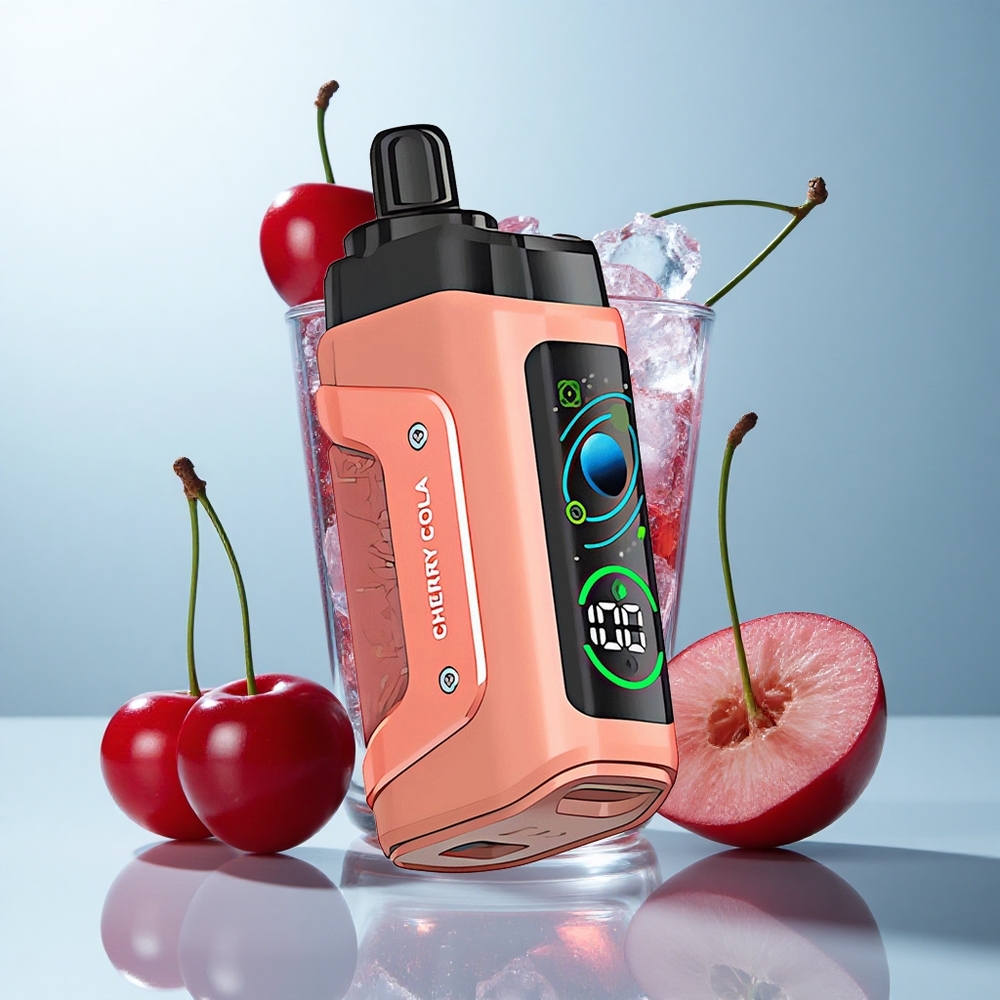 Cereja Cola Razz Bar 45000 Puffs Bobina Mesh 1.0 Ohm