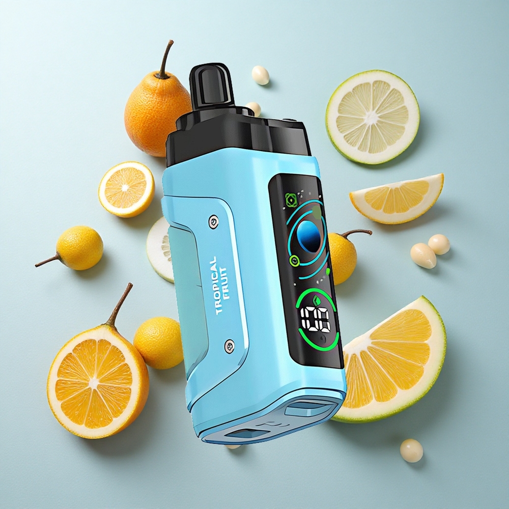 Fruta Tropical Razz Bar 45000 Puffs Tipo-C Recarregável