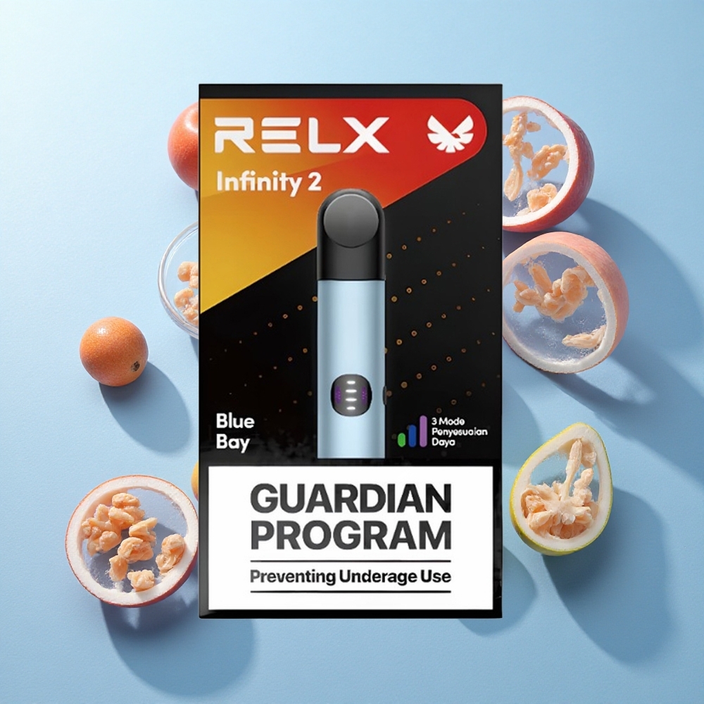 Azul RELX Infinity 2 Dispositivo de Vapor Capacidade de 1.9 ml 600-650 Puffs