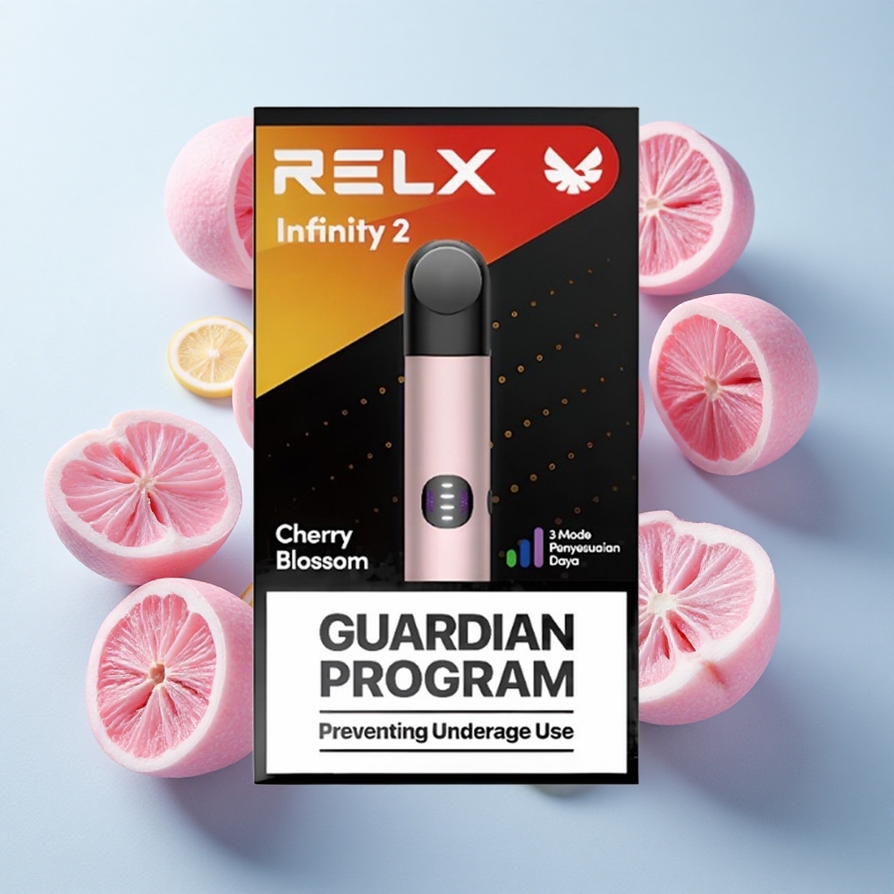 Rosa Relx Infinity 2 com 600-650 Puffs e 440mAh