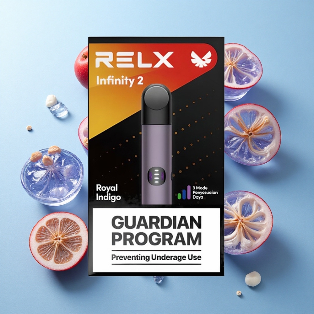 Índigo Real RELX Infinity 2 Vape Device com 1,9 ml e 600-650 Puffs