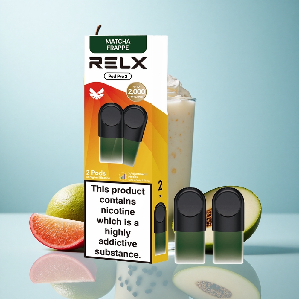 Chá-Matcha Frappé RELX Pod Pro 2 1.9ml 600 Puffs