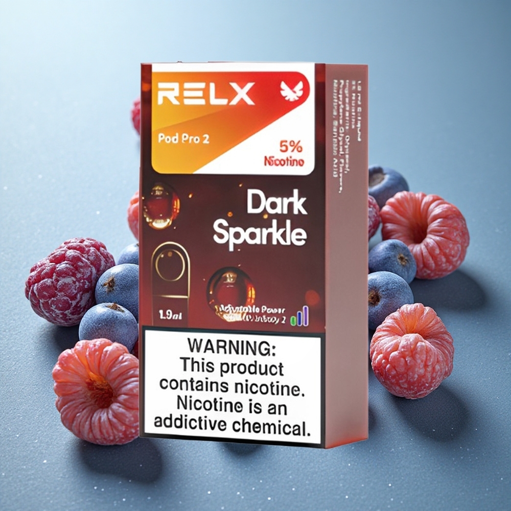 Relx Pod Pro 2 Dispositivo Vape Brilho Escuro com 5% Nicotina e 600 Puffs