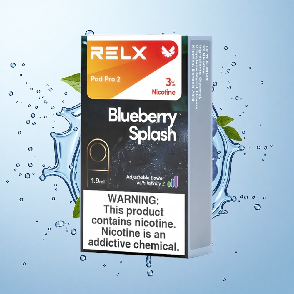 Sabor Mirtilo RELX Pod Pro 2 1.9ml 600 Puffs