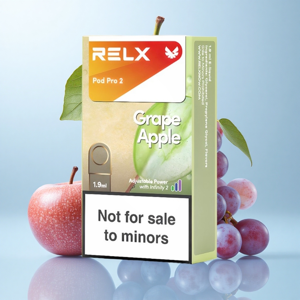 Uva Maçã RELX Pod Pro 2 0% Nicotina 1.9ml