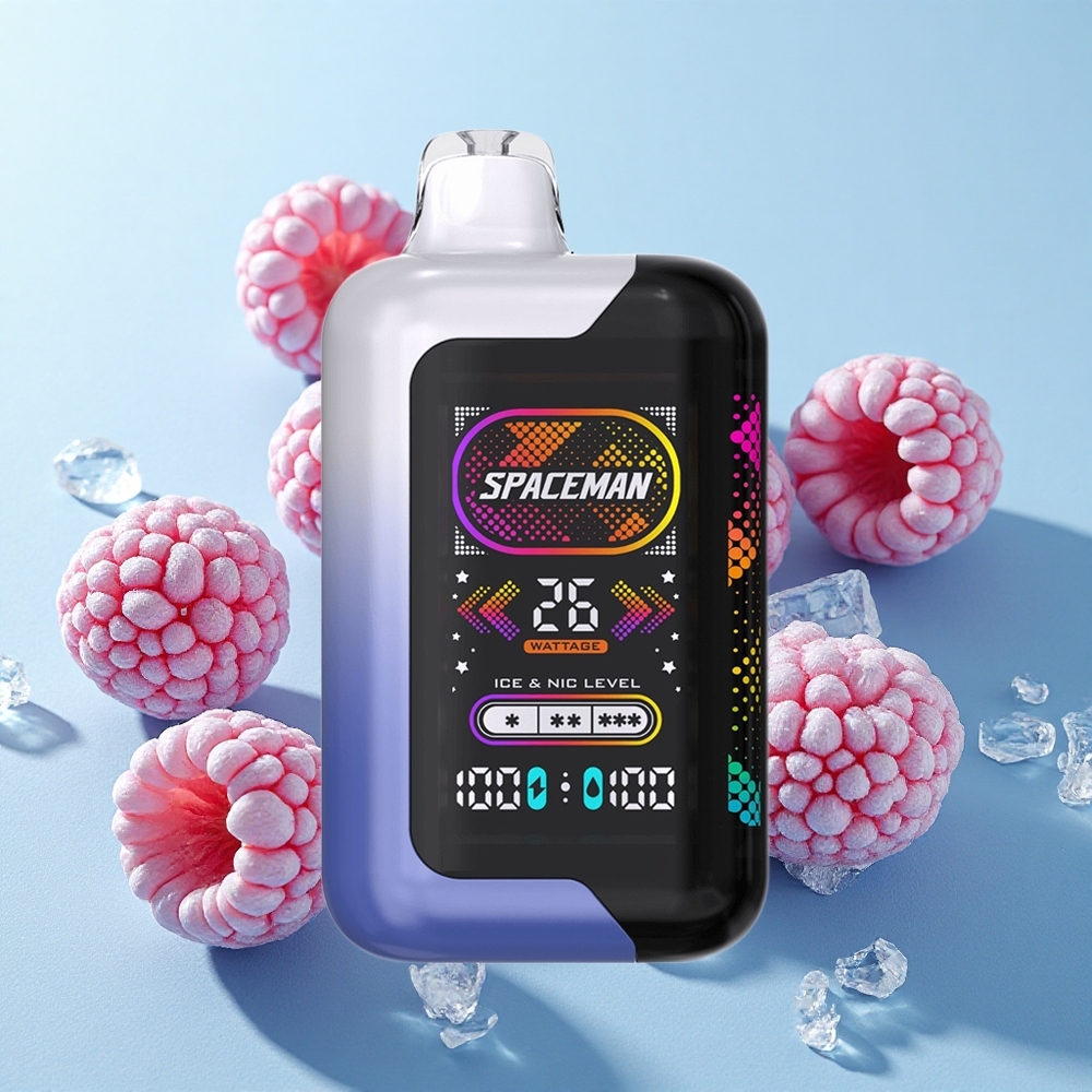 Azul Framboesa Gelo SMOK SPACEMAN SP40000 com 40000 Puffs e 20ml de Capacidade