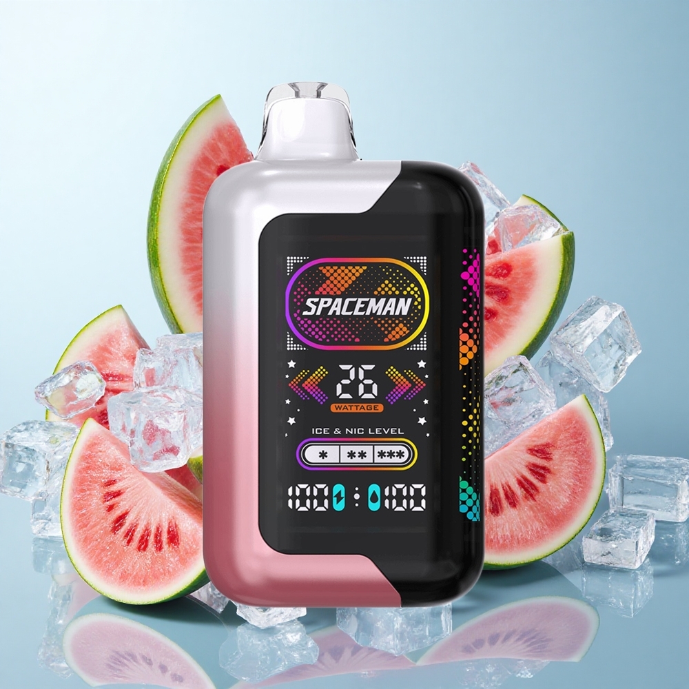 Melancia Gelo SMOK SPACEMAN SP40000 Descartável com 20ml de Líquido e 40000 Puffs